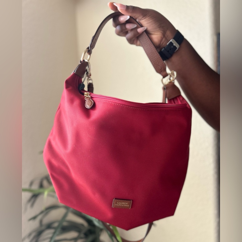 ralph lauren red bag
